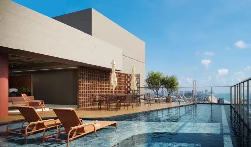 Apartamento com 1 Quarto à venda, 22m² no Piedade, Jaboatão dos Guararapes