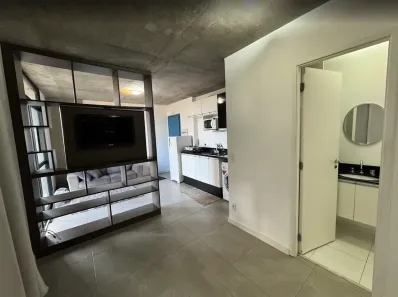 Apartamento com 1 Quarto para alugar, 33m² no Santo Amaro, São Paulo