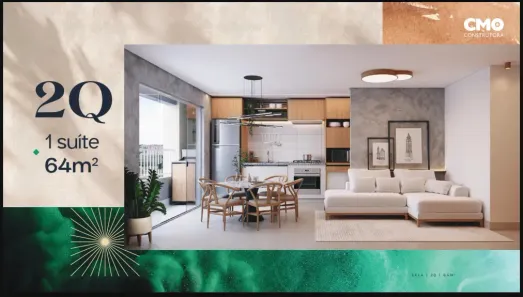Apartamento com 2 Quartos à venda, 64m² no Jardim América, Goiânia