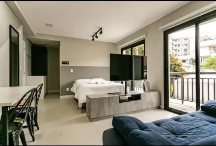 Apartamento com 1 Quarto para alugar, 35m² no Carvoeira, Florianópolis