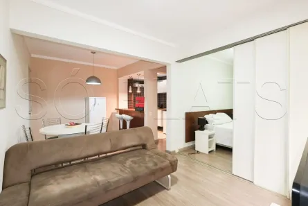 Apartamento com 1 Quarto para alugar, 40m² no Cerqueira César, São Paulo