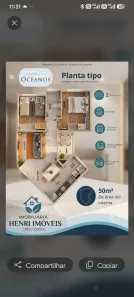 Apartamento com 2 Quartos à venda, 52m² no Parque Industrial Daci, Taboão da Serra