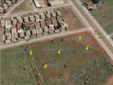 Lote/Terreno à venda, 2435m² no Jardim Decolores, Trindade