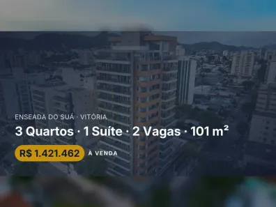 Apartamento com 3 Quartos à venda, 101m² no Enseada do Suá, Vitória