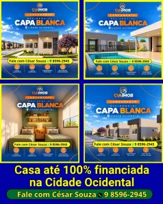 Casa com 2 Quartos à venda, 56m² no Mansões Recreio Mossoró, Cidade Ocidental