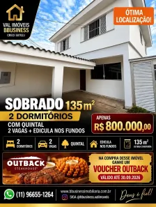 Sobrado com 2 Quartos à venda, 135m² no Boa Vista, São Caetano do Sul