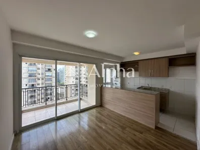Apartamento com 1 Quarto para alugar, 50m² no Sítio Tamboré Alphaville, Barueri
