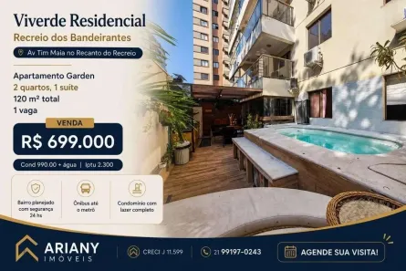 Apartamento com 2 Quartos à venda, 120m² no Recreio dos Bandeirantes, Rio de Janeiro