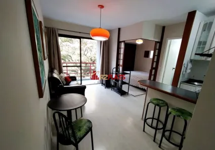 Flat com 1 Quarto para alugar, 35m² no Moema, São Paulo