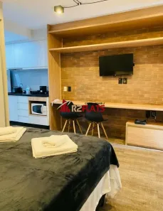 Flat com 1 Quarto para alugar, 26m² no Indianópolis, São Paulo