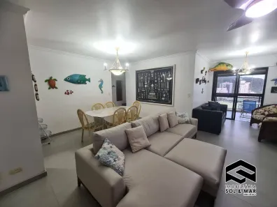 Apartamento com 3 Quartos para alugar, 110m² no Enseada, Guarujá