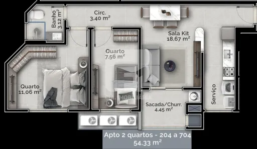 Apartamento com 3 Quartos à venda, 113m² no Carvoeira, Florianópolis