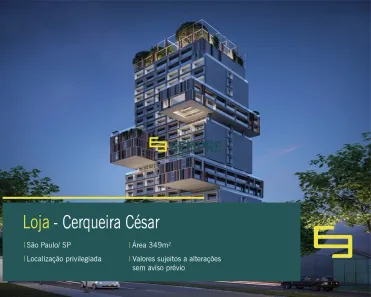 Ponto Comercial à venda, 350m² no Cerqueira César, São Paulo