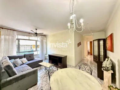 Apartamento com 2 Quartos à venda, 90m² no Gonzaga, Santos