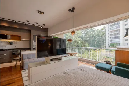 Apartamento com 1 Quarto à venda, 50m² no Tamboré, Santana de Parnaíba