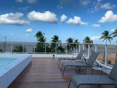 Apartamento com 2 Quartos para alugar, 50m² no Cabo Branco, João Pessoa