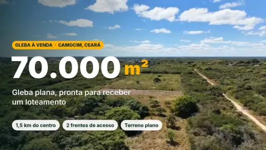 Lote/Terreno à venda, 70000m² no Camocim, Camocim