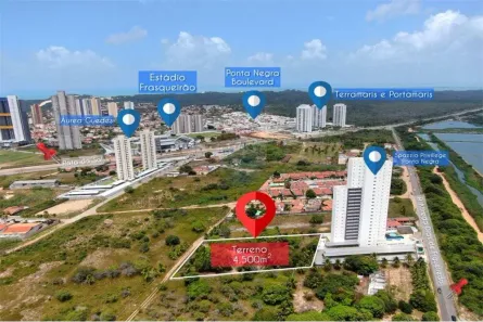 Lote/Terreno à venda, 4500m² no Ponta Negra, Natal