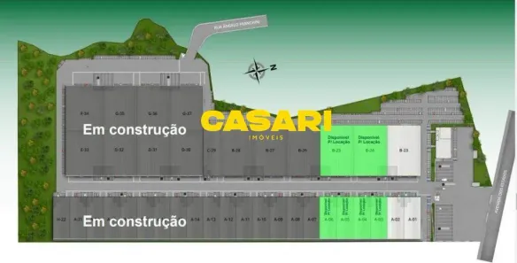 Galpão/Depósito/Armazém para alugar, 1192m² no Santa Terezinha, Santo André