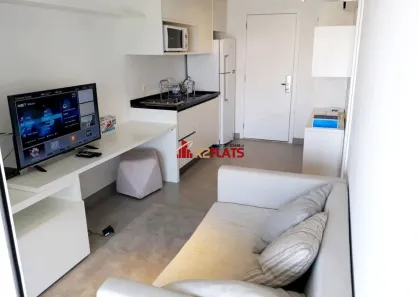 Apartamento com 1 Quarto para alugar, 35m² no Brooklin Paulista, São Paulo
