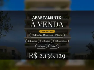 Apartamento com 4 Quartos à venda, 138m² no Jardim Camburi, Vitória