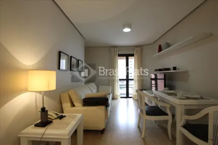 Apartamento com 1 Quarto para alugar, 45m² no Itaim Bibi, São Paulo