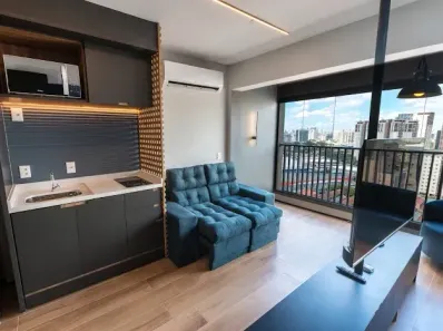 Apartamento com 1 Quarto para alugar, 32m² no Vila Pompéia, São Paulo