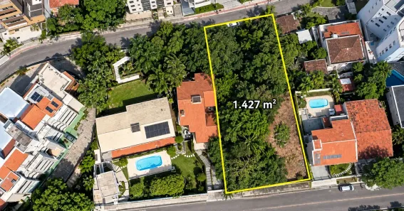 Lote/Terreno à venda, 1427m² no Coqueiros, Florianópolis