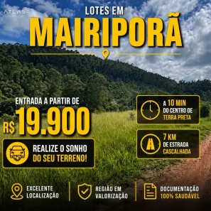 Lote/Terreno à venda, 600m² no Terra Preta (Terra Preta), Mairiporã
