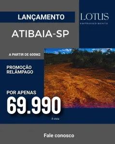 Lote/Terreno à venda, 600m² no Condomínio Porto Atibaia, Atibaia