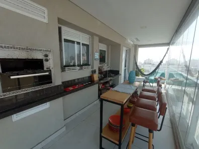 Apartamento com 3 Quartos para alugar, 157m² no Enseada, Guarujá