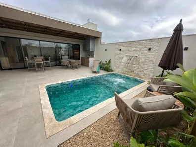 Casa de Condomínio com 3 Quartos à venda, 205m² no Quinta do Lago - Lac Léman, São José do Rio Preto