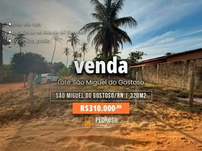 Lote/Terreno à venda, 320m² no São Miguel do Gostoso, São Miguel do Gostoso