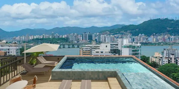 Apartamento com 1 Quarto à venda, 27m² no Coqueiros, Florianópolis