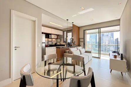 Apartamento com 1 Quarto à venda, 55m² no Santo Amaro, São Paulo