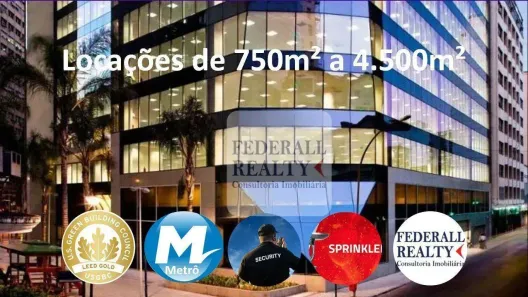 Sala Comercial para alugar, 750m² no Centro, Rio de Janeiro