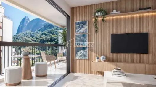 Apartamento com 3 Quartos à venda, 91m² no Humaitá, Rio de Janeiro