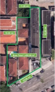 Lote/Terreno à venda, 1450m² no Campo Grande, Santos