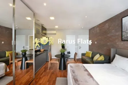 Flat com 1 Quarto para alugar, 35m² no Vila Olímpia, São Paulo