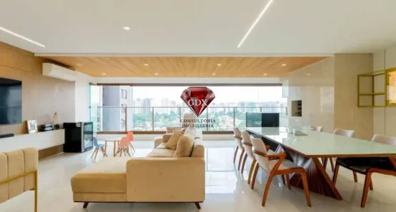 Apartamento com 3 Quartos para alugar, 145m² no Brooklin Novo, São Paulo