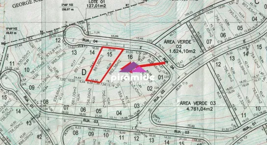 Lote/Terreno à venda, 861m² no Torrão de Ouro II, São José dos Campos