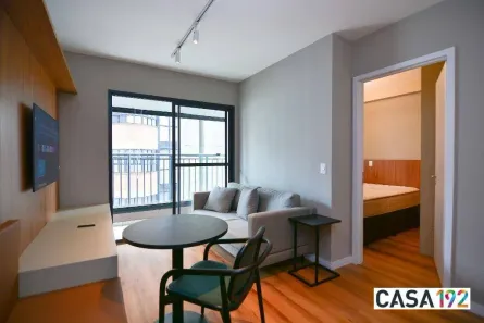 Apartamento com 1 Quarto para alugar, 25m² no Campo Belo, São Paulo