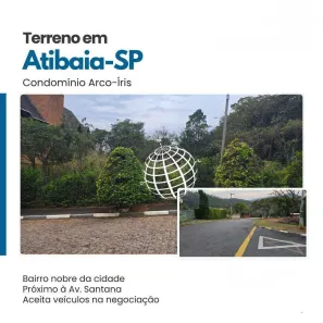 Lote/Terreno à venda, 425m² no Parque Arco Iris, Atibaia