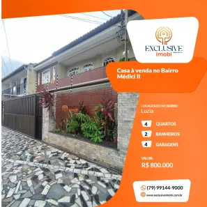 Casa com 4 Quartos à venda, 180m² no Luzia, Aracaju
