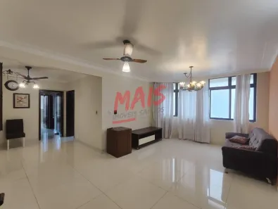 Apartamento com 3 Quartos para alugar, 150m² no Ponta da Praia, Santos