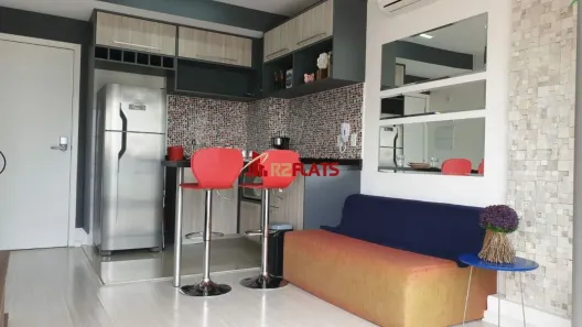 Flat com 1 Quarto para alugar, 40m² no Santo Amaro, São Paulo
