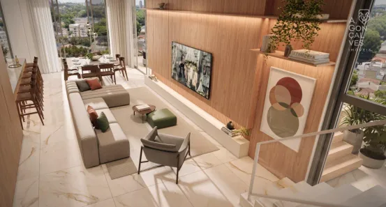 Apartamento com 3 Quartos à venda, 118m² no Hugo Lange, Curitiba