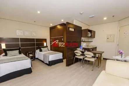 Flat com 1 Quarto à venda, 28m² no Chácara Santo Antônio (Zona Sul), São Paulo