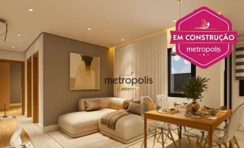 Cobertura com 2 Quartos à venda, 129m² no Campestre, Santo André
