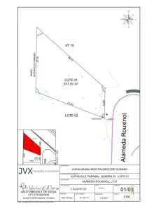 Lote/Terreno à venda, 612m² no Odilândia, Santa Rita